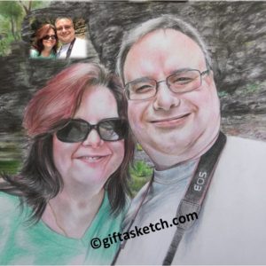Color pencil portrait