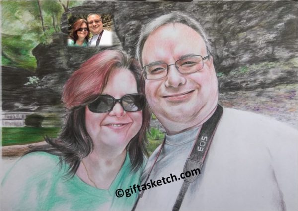 Color pencil portrait