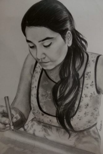 Pencil sketch photo