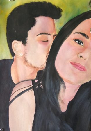 watercolor painting portrait