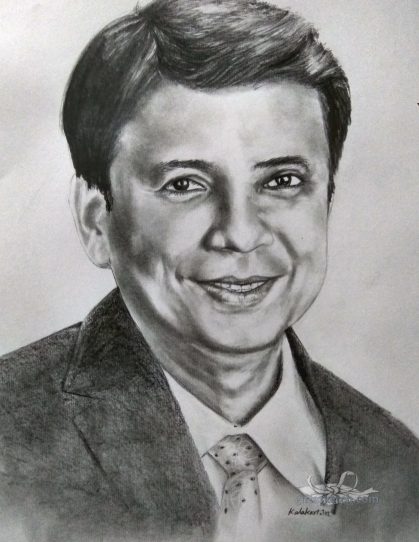 Draw your portrait into pencil sketch of your picture by Spiritualread |  Fiverr