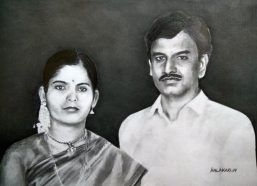 Couple pencil sketch