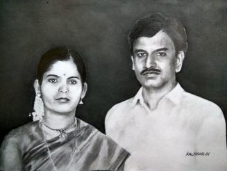 Couple pencil sketch